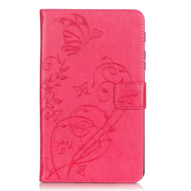 Rose Для samsung Galaxy Tab T230 чехол высокого качества из искусственной кожи тонкий Чехол-книжка Tab4 7 дюймов T231 T235 чехол-подставка для планшета Funda - Цвет: Rose