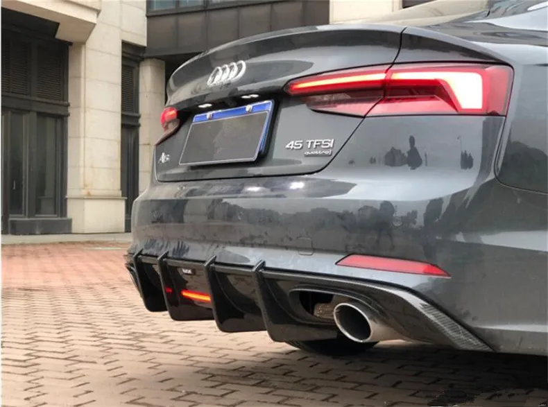 Задний спойлер из углеродного волокна для Audi A5 S5 Sportback высококачественный диффузор заднего бампера авто аксессуары