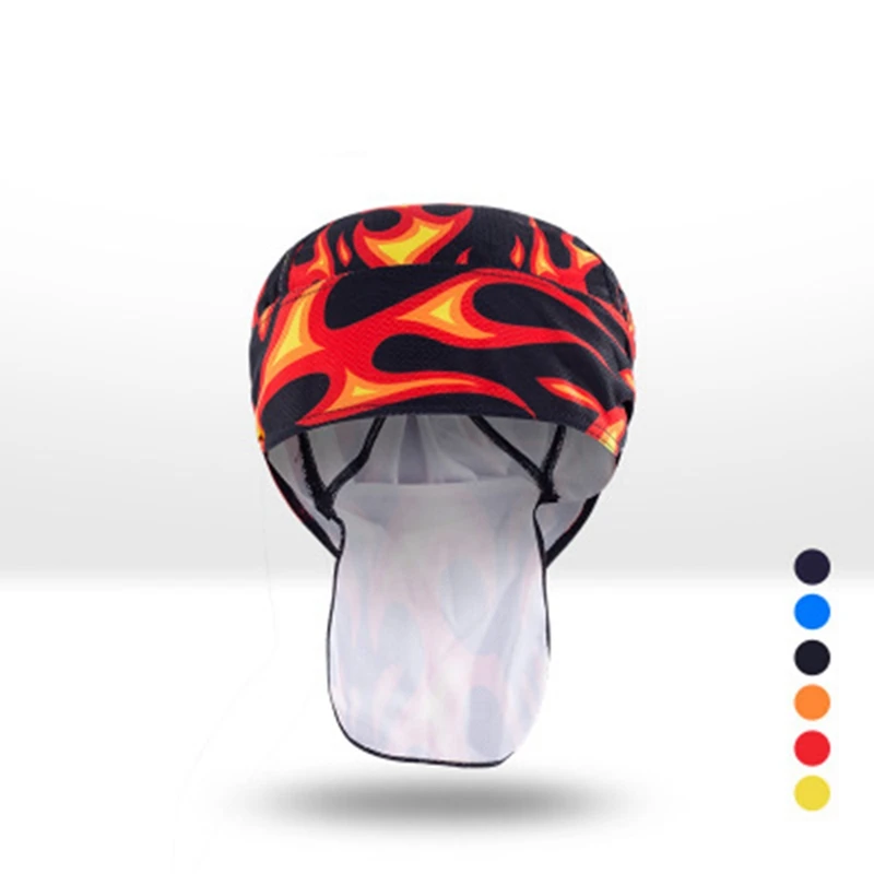 

Newest Mens Womens Head Cap Paisley Bandana Motorcycle Black Doo Fitted Tied Wrap Rag Unisex Biker Hat CZL8499