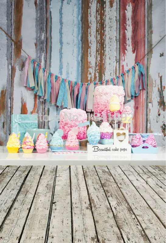 Тонкий Виниловый фон с цифровой печатью для фотосъемки красивый торт свадебной