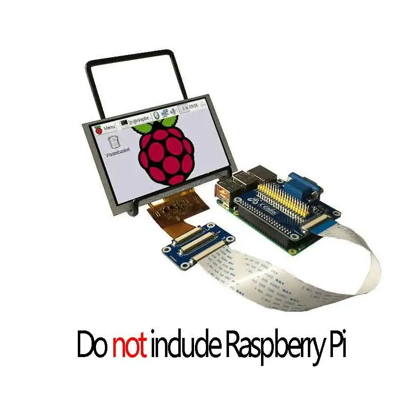 5 дюймовый ЖК дисплей Raspberry Pi и разъем VGA драйвер DPI|raspberry pi|lcd raspberry pilcd display pi |