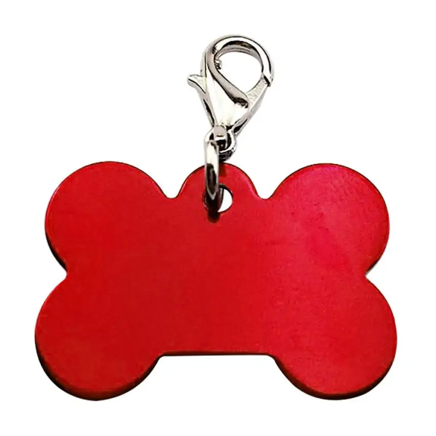 Transer собачий поводок Очаровательная кость блестящая лапа собака кошка бирка