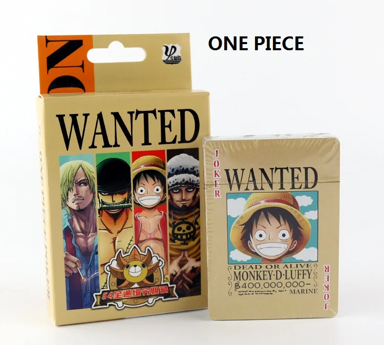 Горячая Распродажа One Piece Высококачественная японская аниме покер хотели