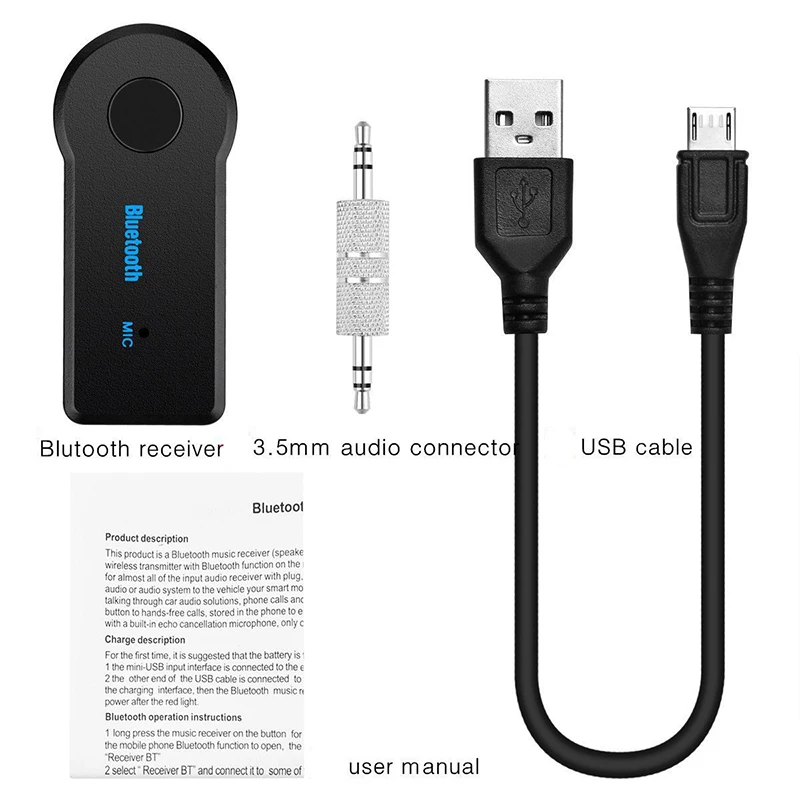 1 шт. Универсальный 3 5 мм авто Bluetooth аудио Музыка приемник адаптер AUX набор для