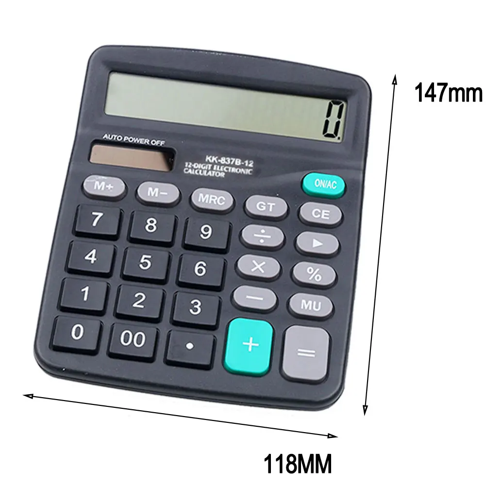 Office Electronics Calculator Calculate Commercial Tool Battery Powered 12 Digit Electronic Calculatory | Компьютеры и офис