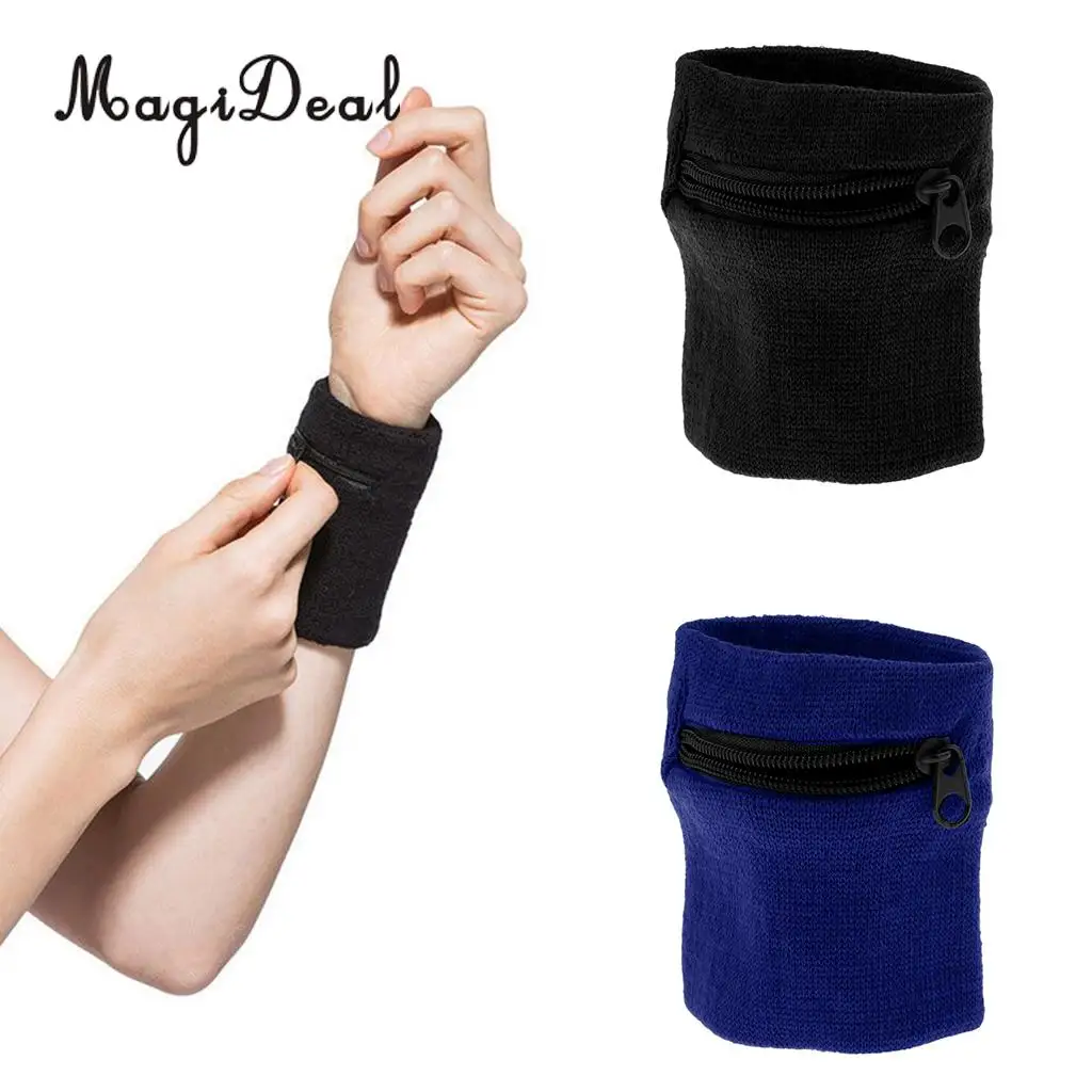 MagiDeal комплект из 2 предметов спортивные костюмы на молнии Мягкие браслет Gym