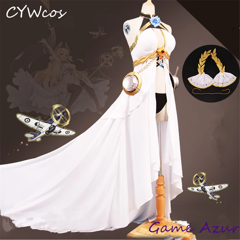 Игры Azur Lane Косплэй победы командир Костюм Униформа вечерние пикантные топ + шорты