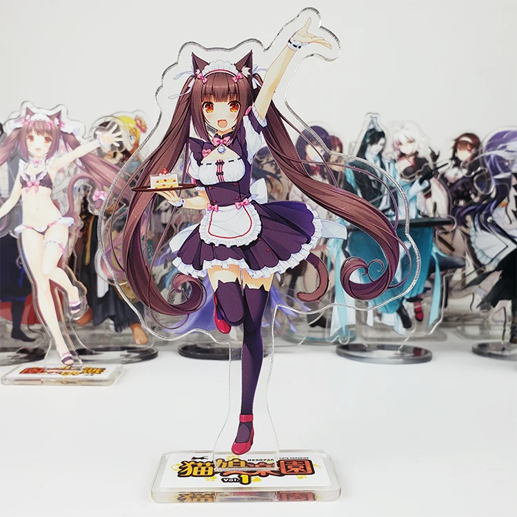 Аниме Nekopara шоколад ваниль азуки Корица Shigure Minaduki Косплей искусственная подставка