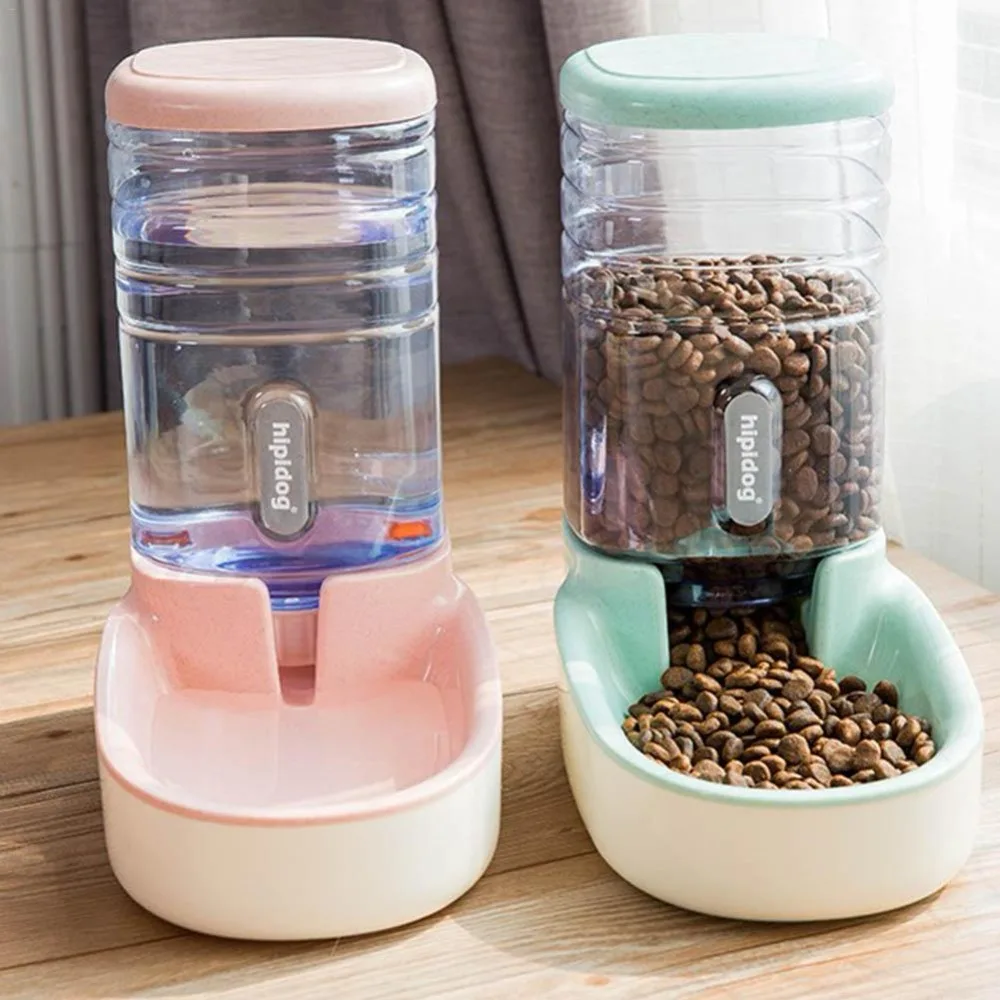 Petshy 3.8L Pet cat автоматические кормушки пластиковая бутылка для воды для собак большая емкость дозатор для воды для еды кошки собаки миски для кормления