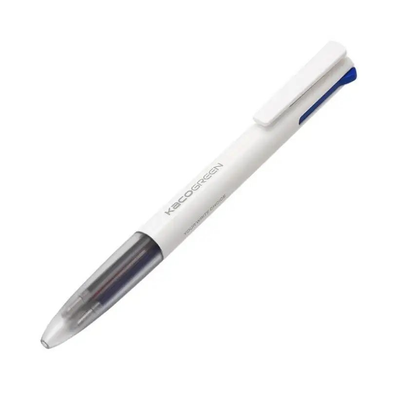 White Pen Only Xiaomi Youpin KACO 4 в 1 многофункциональная ручка 0,5 мм черный синий красный стержень сменный гелевый карандаш механический карандаш японские чернила для офиса и школы - Цвет: White Pen Only