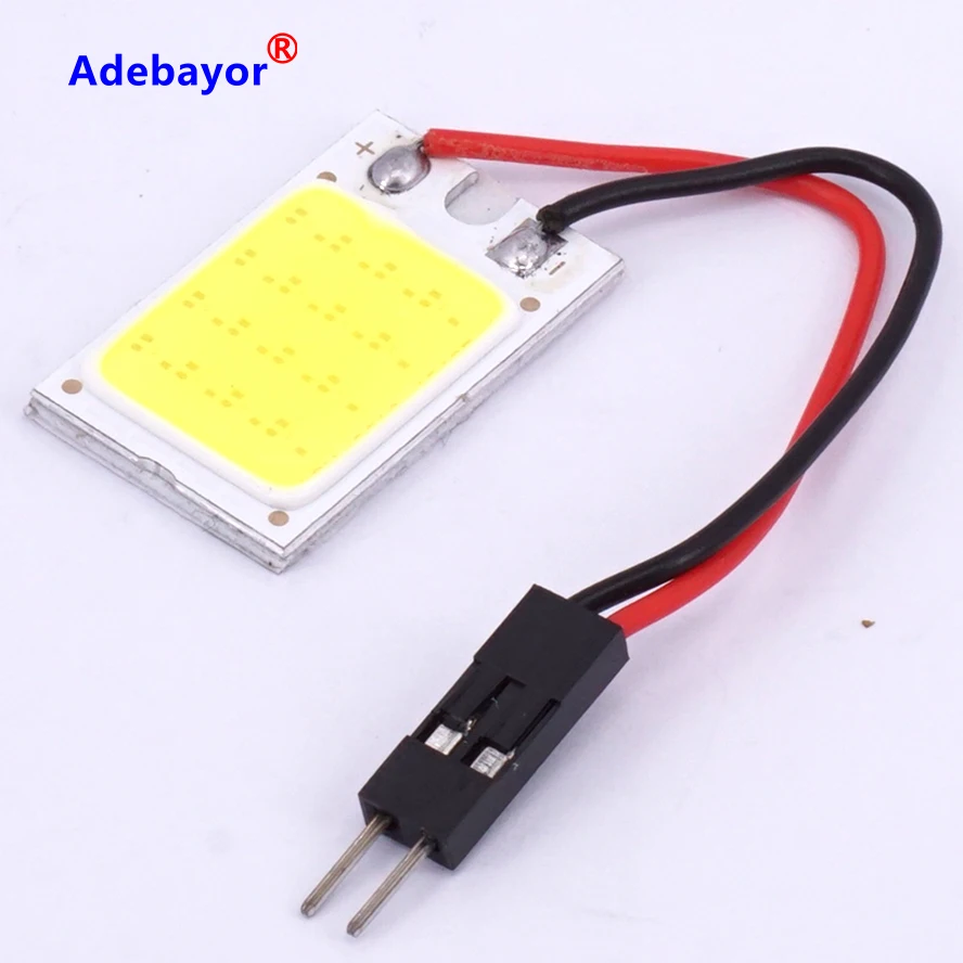 100 комплектов светильник для чтения COB Chip 18 SMD Автомобильный светодиодный