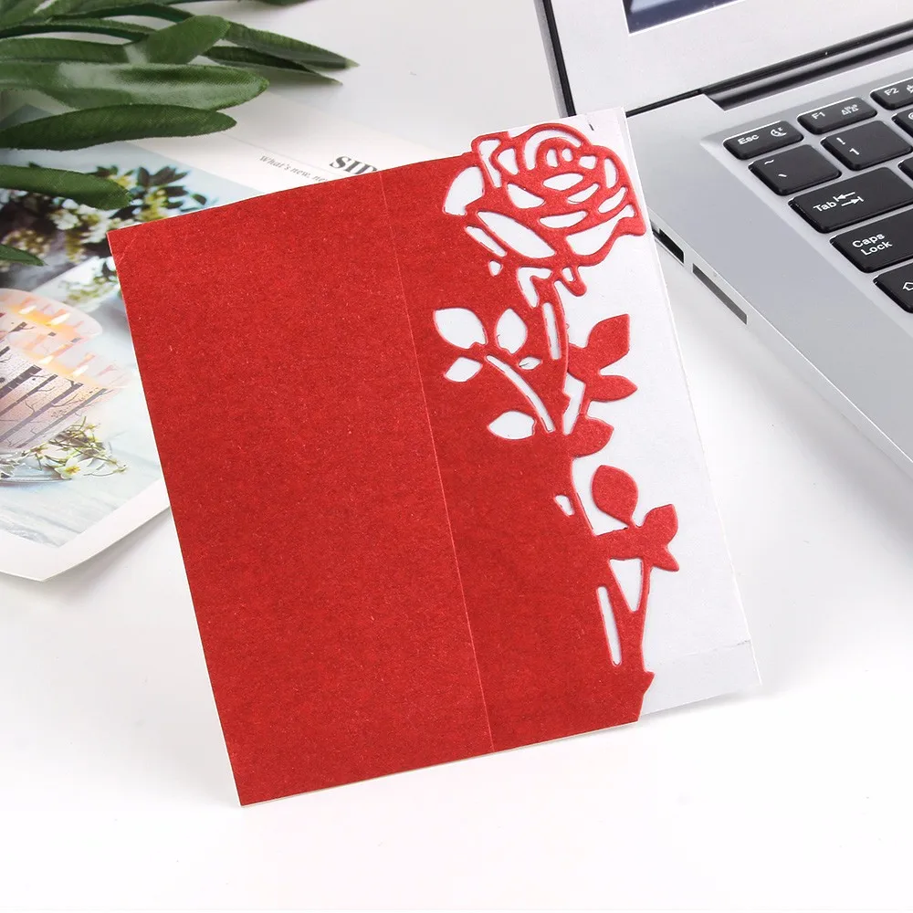 Металлические режущие штампы для скрапбукинга с розами и листьями новинка