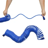 10m15m spring plumbing hoses flexible shower hose for water plumbing garden sprayer gun bathroom accessories