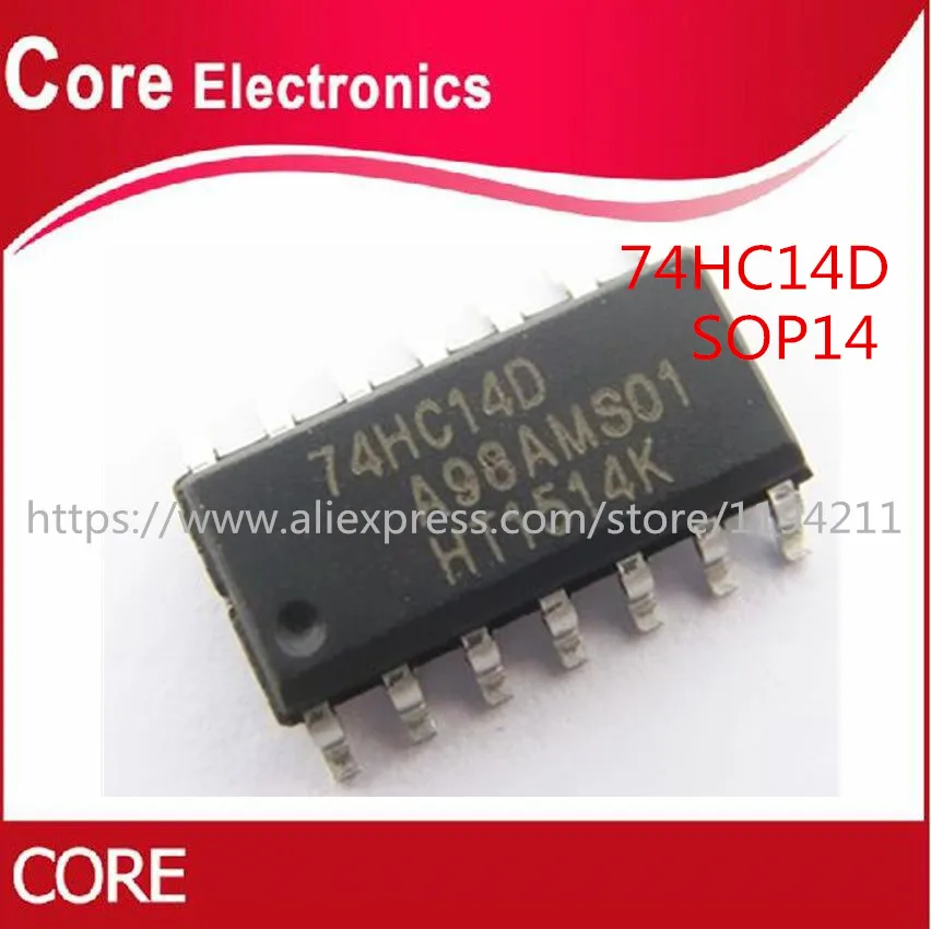 500 шт. 74HC14D SOP14 74HC14 SOP SN74HC14DR SN74HC14 | Электронные компоненты и принадлежности