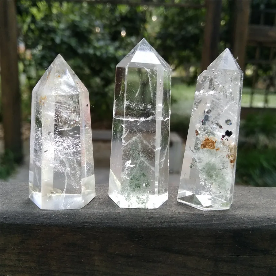 3 шт фантомные кристаллические палочки Ghost кварцевые точки сада Lodalite Scenic