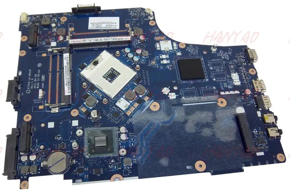Материнская плата P7YE0 для ноутбуков Acer Aspire 7750 7750G hm65 DDR3 MBRN802001 MB.RN802.001 | Компьютеры и