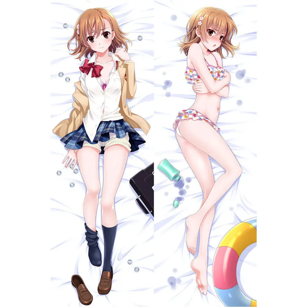Amellor аниме Toaru Kagaku no Railgun Dakimakura Чехол на подушку сексуальная девушка в натуральную величину тело обнимает Чехол на подушку Рождество gitf - Цвет: 3