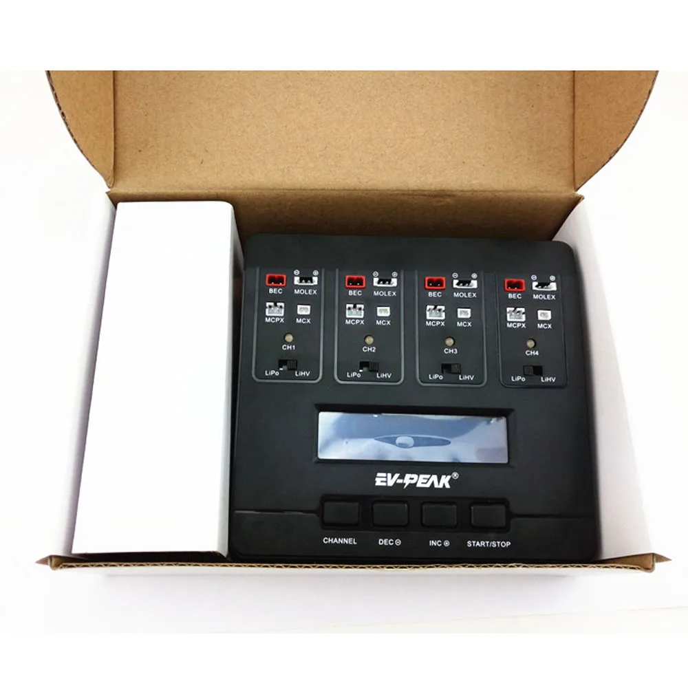 Фото EV PEAK E6 AC Вход 100 240 В 4 35 Вт/1А x 1s Lipo LiHV зарядное устройство поддерживает Порт батареи EV PEAK E6 AC Вход 100 240 В 4 35 Вт/1А x 1s Lipo LiHV зарядное устройство поддерживает Порт батареи