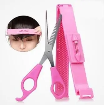 

Creative Bang Trimmer DIY Bang Scissors Set Pink 2pcs/set Scissors & Shears Shaving & Hair Removal Health & Beauty HA061