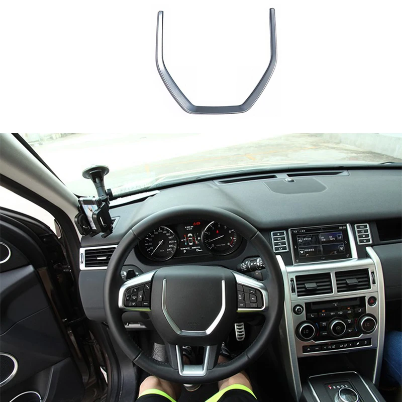 Хромированные аксессуары для автомобиля Внутреннее украшение рулевого колеса Центральная модельная обрамляющая накладка для Land Rover Discovery Sport 15-2018.