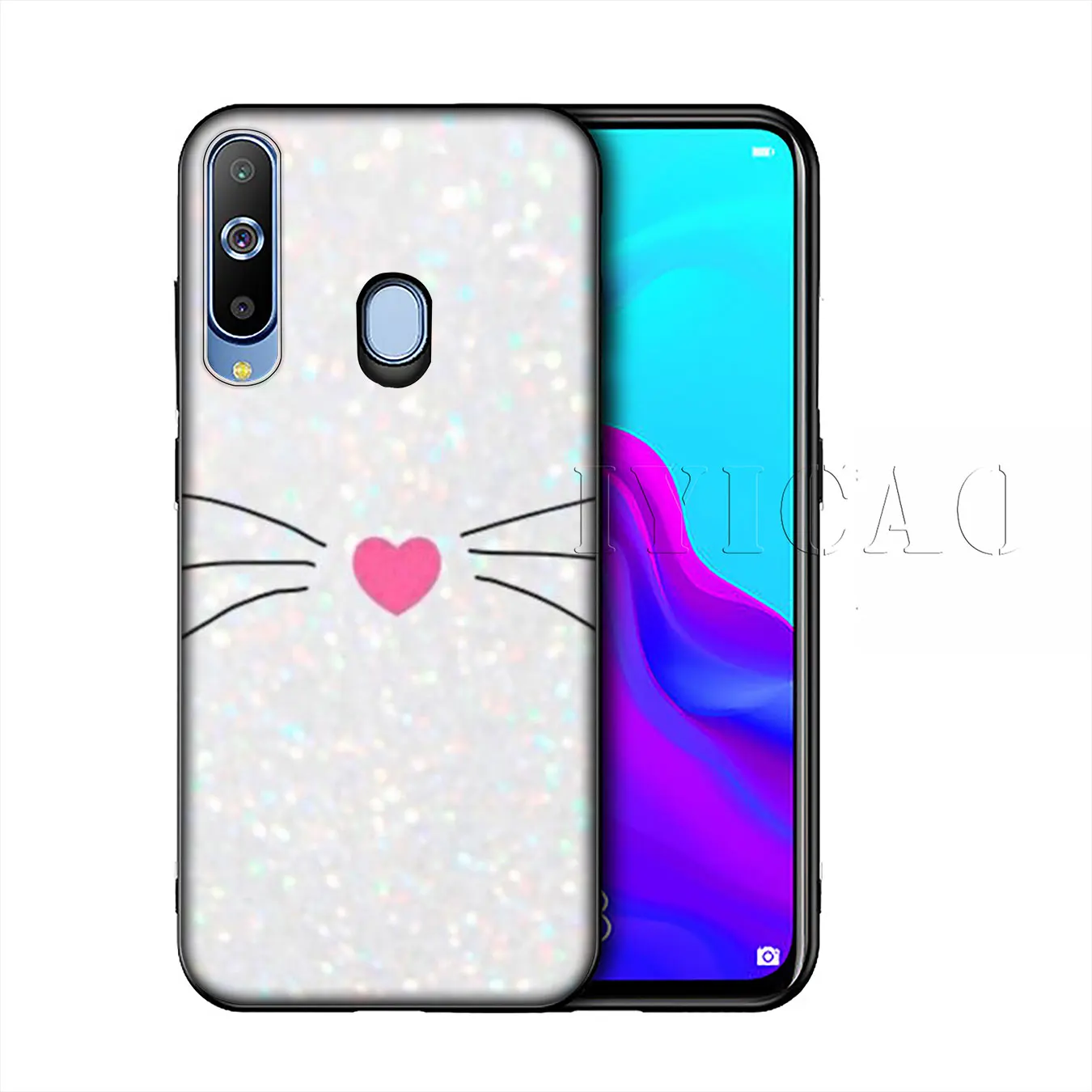 Iyicao любовь милый мягкий силиконовый чехол для samsung Galaxy A10 A30 A40 A50 A70 M10 M20 M30 крышка |