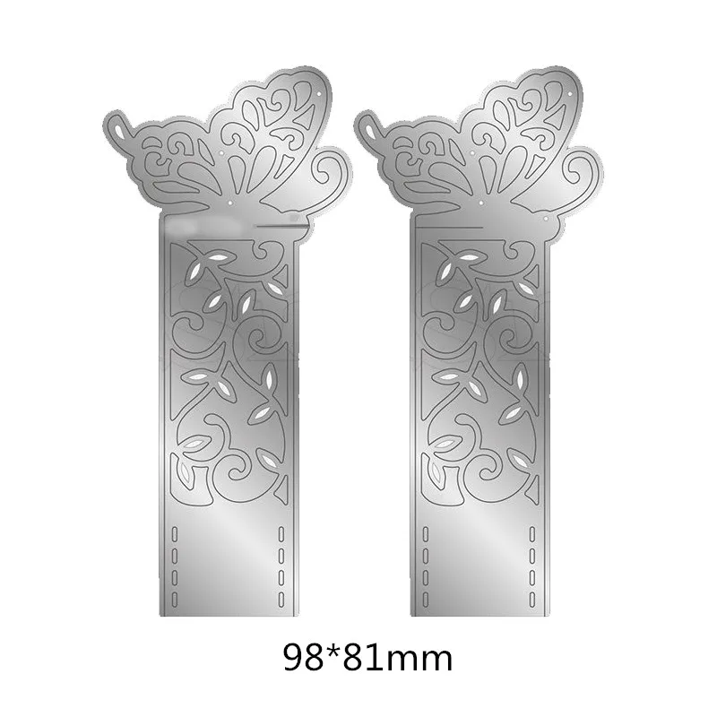butterfly Креативные карты пояс крышка выдолбленные металлический прорезной трафарет для окраски для скрапбукинга "сделай сам" фото альбом, декоративные поделки тиснение - Цвет: butterfly