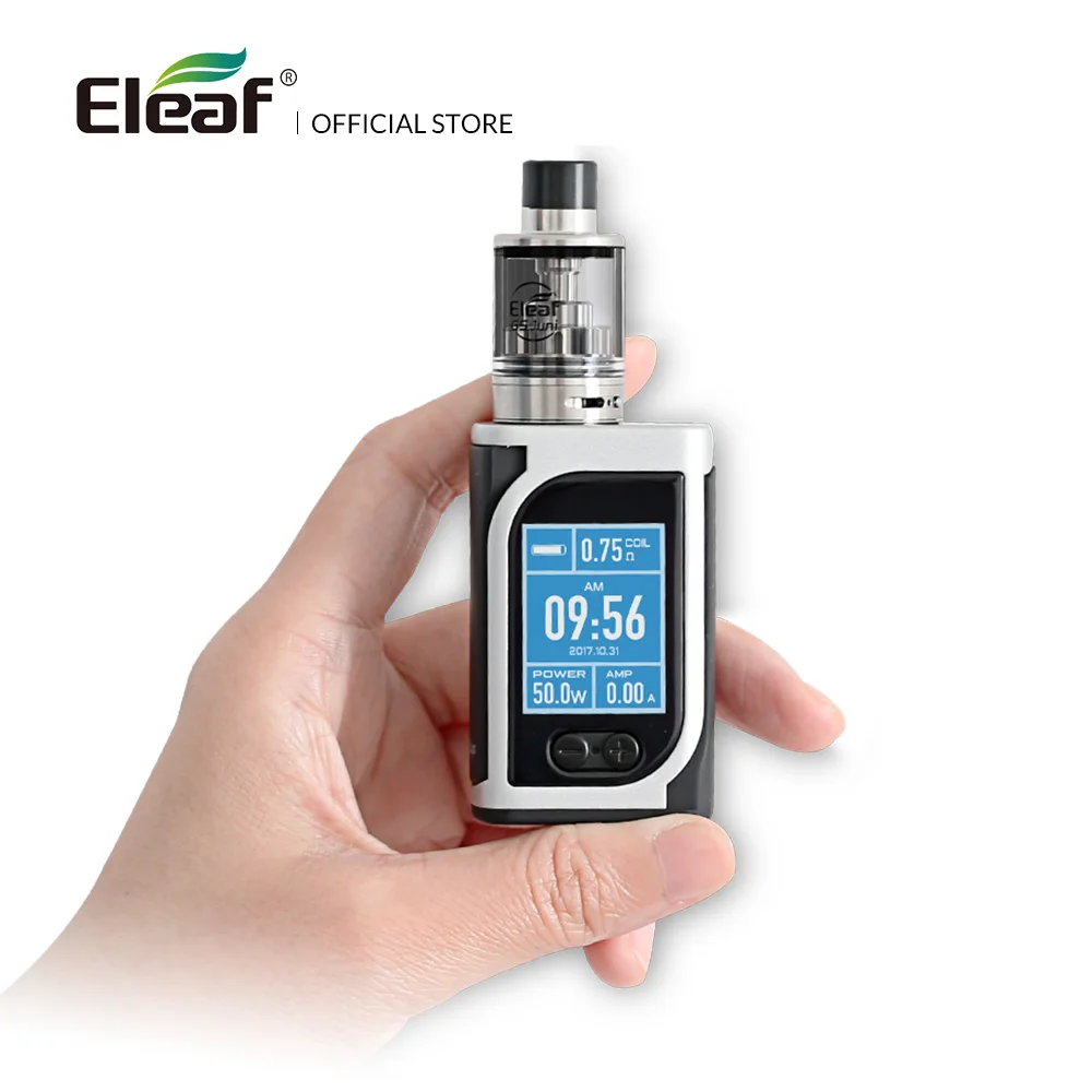 Оригинальный Eleaf iStick Kiya комплект с GS Juni атомайзером встроенный аккумулятор 1600 мАч