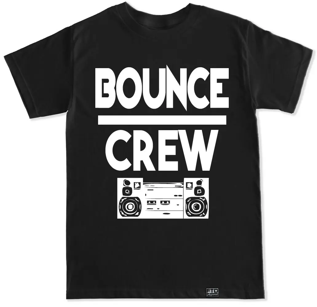 BOUNCE CREW SKRILLEX JACK U DIPLO EDM танцевальный музыкальный дом EDC TRAP PLUR Футболка 100% хлопок