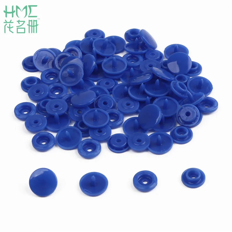 Royal Blue 100 комплекты 12 мм Лидер продаж круглый Пластик кнопки пододеяльник, простыня пуговица с американским флагом аксессуары для новорожденных прищепки для одежды - Цвет: Royal Blue