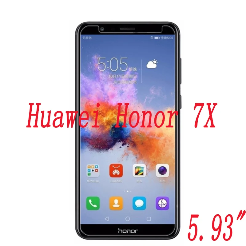 

2 шт., защитная пленка для мобильного телефона Huawei Honor 7X, 5,93 дюйма, 9H, закаленное стекло