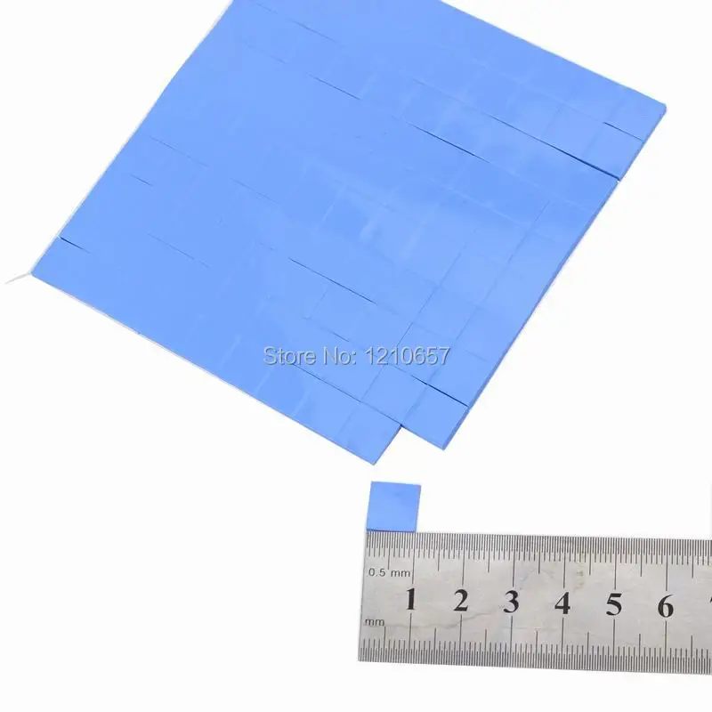500 шт./партия силиконовые термопрокладки для ПК 10 х2 мм|pad cooler|silicone pad brasilicone rubber for
