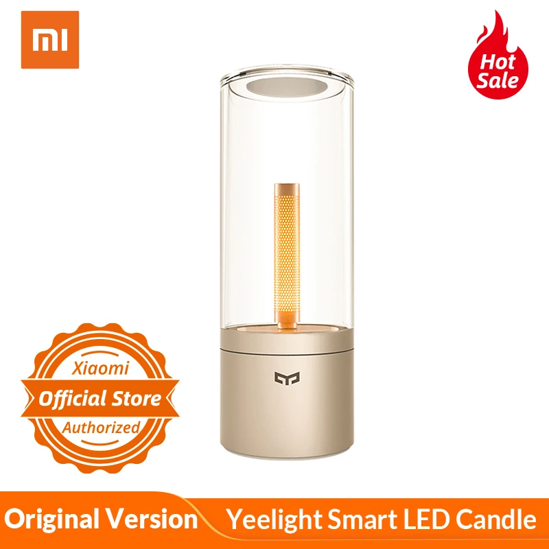 Оригинальный Xiaomi Mijia Yeelight светодиодные свечи смарт свет Крытый ночной столик