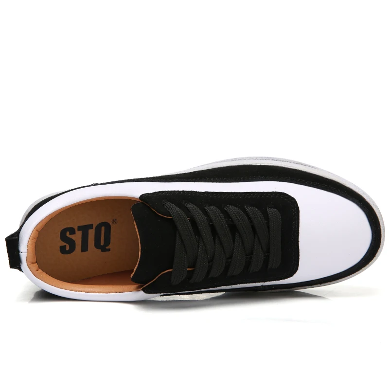 Женские повседневные кроссовки STQ замшевые туфли на плоской подошве со шнуровкой