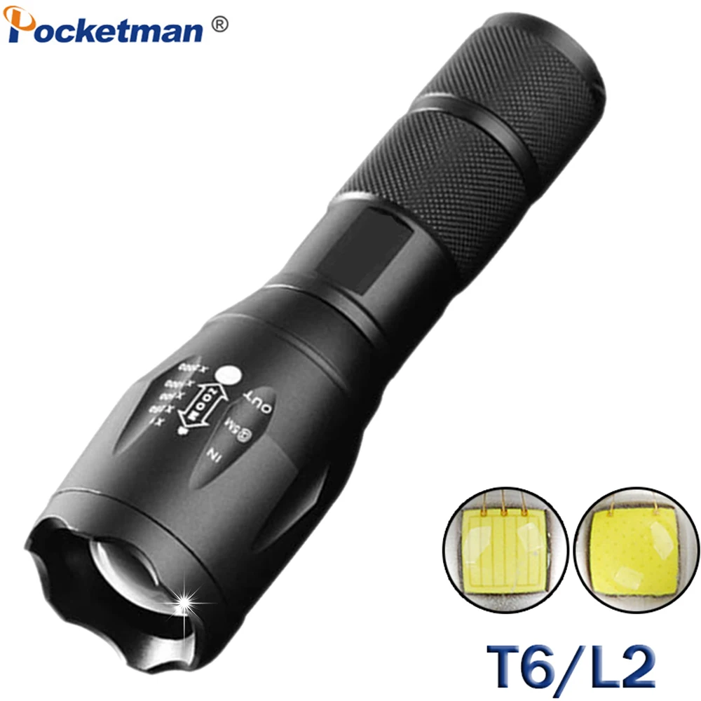 Светодиодный XM L2 5000LM светодиодный тактический вспышки светильник фонарь