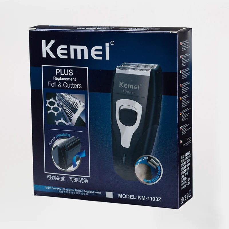 Аккумуляторная электробритва kemei 100 240 В 3D плавающая Бритва для бороды Мужская