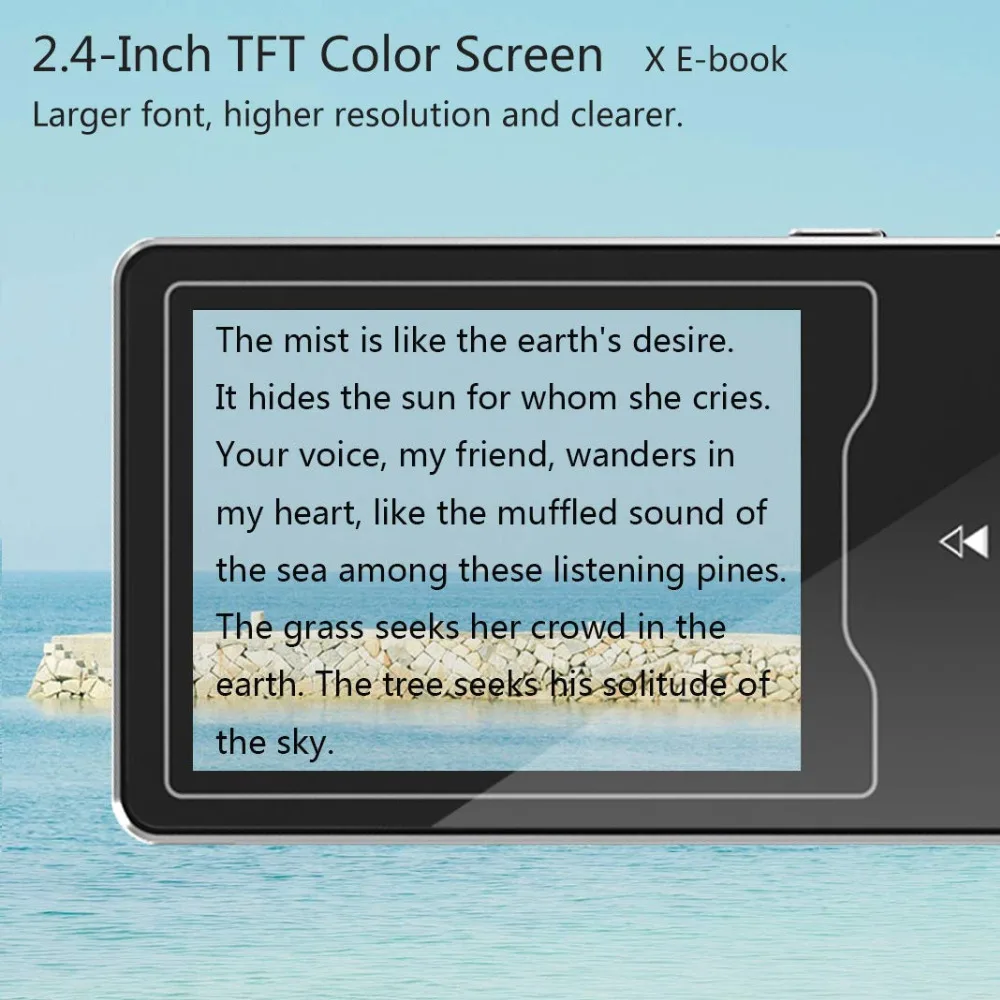 Mp4 плеер с Bluetooth 4 2 музыкальный проигрыватель HiFi Sound на 16 ГБ большой TFT экран дюйма