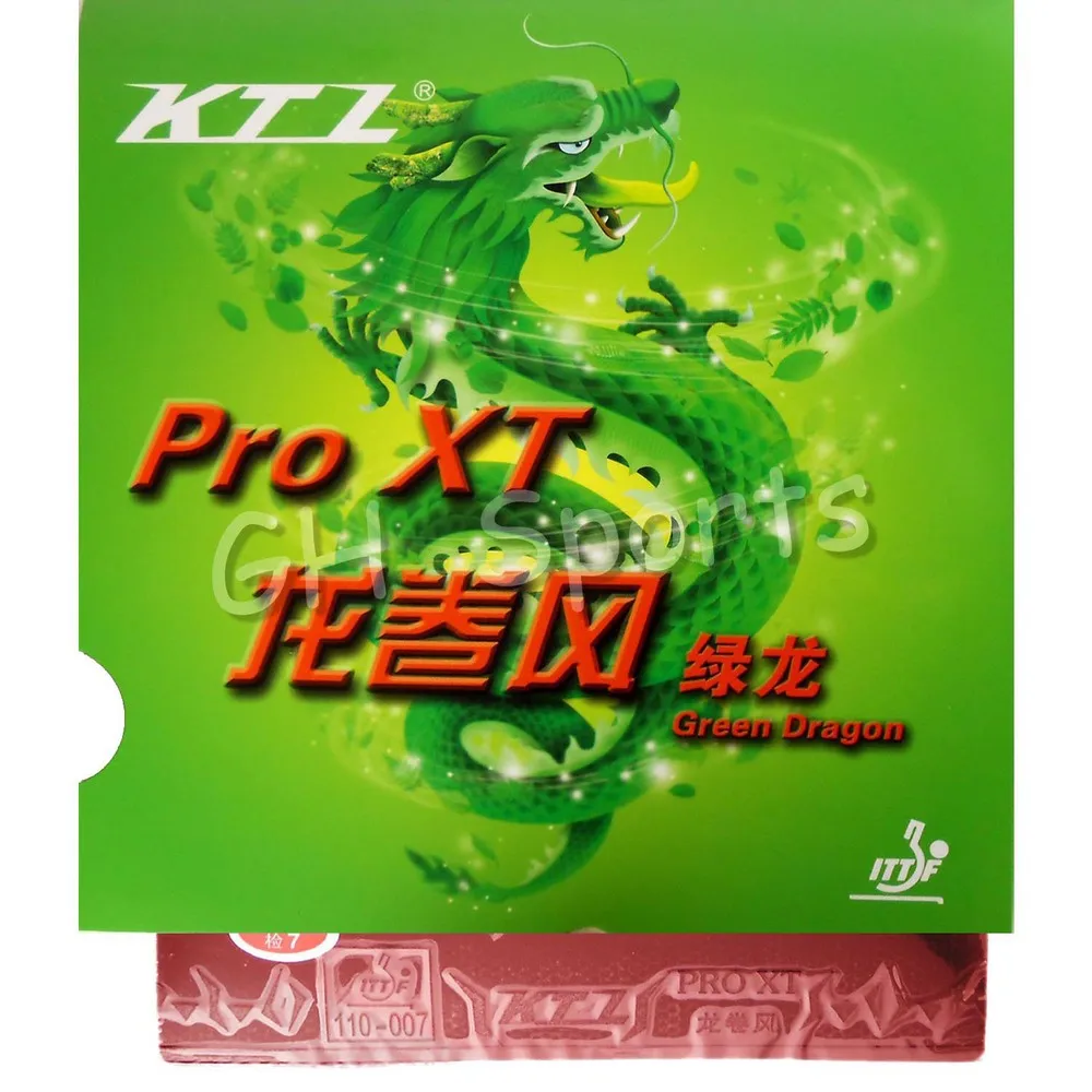 KTL Pro XT Green-Dragon Pips-in для настольного тенниса резиновый с губкой | Спорт и