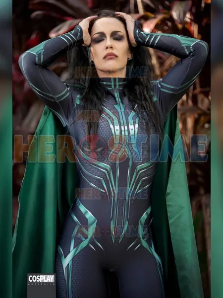 Thor Ragnarok Hela костюм для костюмированной вечеринки на Хэллоуин супергерой зентай