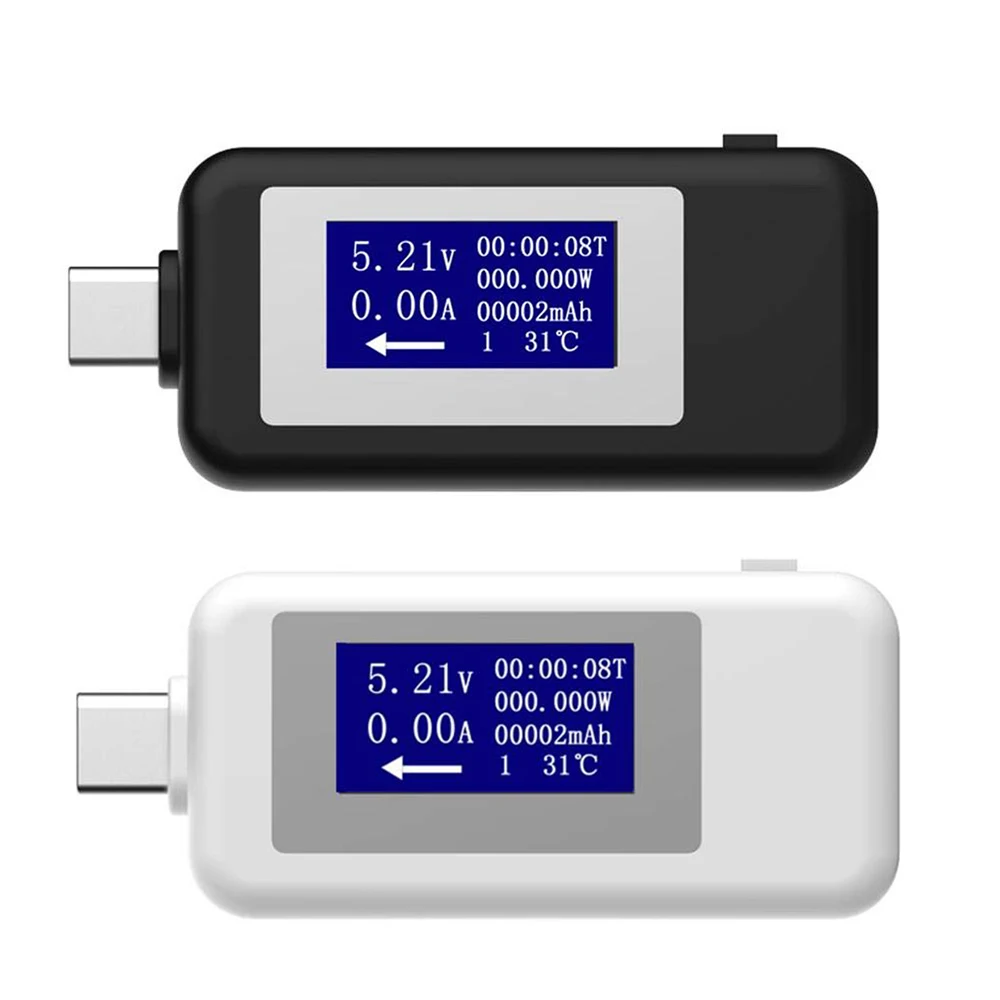USB цифровой вольтметр Амперметр измеритель напряжения тока USB детектор питания Тестер батарея Емкость энергии время Многофункциональный тестер