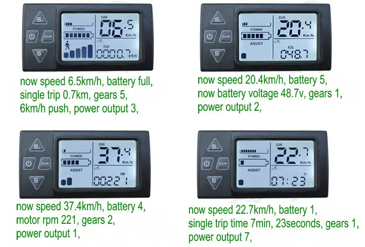 24v36v48v250w350w управление Лер и ЖК дисплей Руководство панель приборной панели для