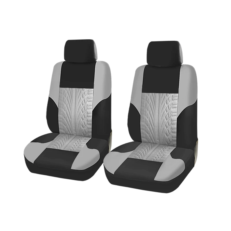 Black-gray AUTOROWN Тканевые чехлы на сиденья автомобиля для Hyundai Toyota Mazda Kia Honda Chevrolet Lada Универсальные авточехлы Аксессуары в салон машины Полиэстер чехлы Четыре сезона Накидки на сидения авто, чехлы в машину - Название цвета: Black-gray