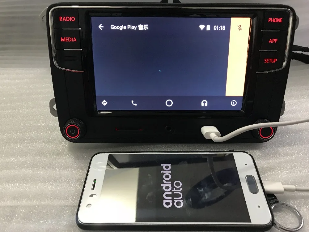 Android Auto CarPlay приложение R340G RCD330 RCD330G плюс 6 5 &quotMIB автомобильный радиоприемник для