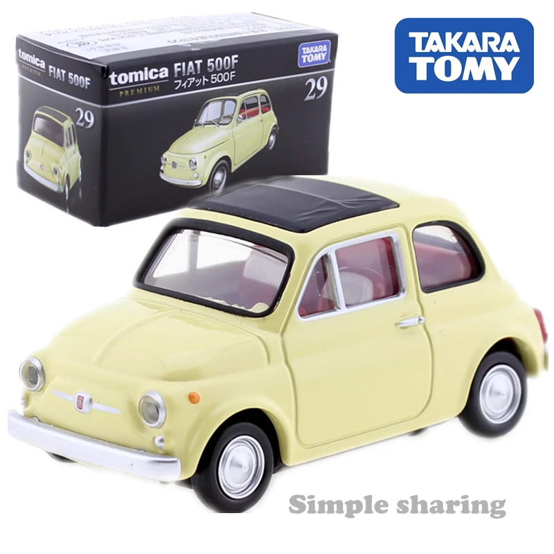 Набор моделей автомобилей Takara Tomy Tomica Premium No. 29 FIAT 500F масштаб 1:45 Классический Жук