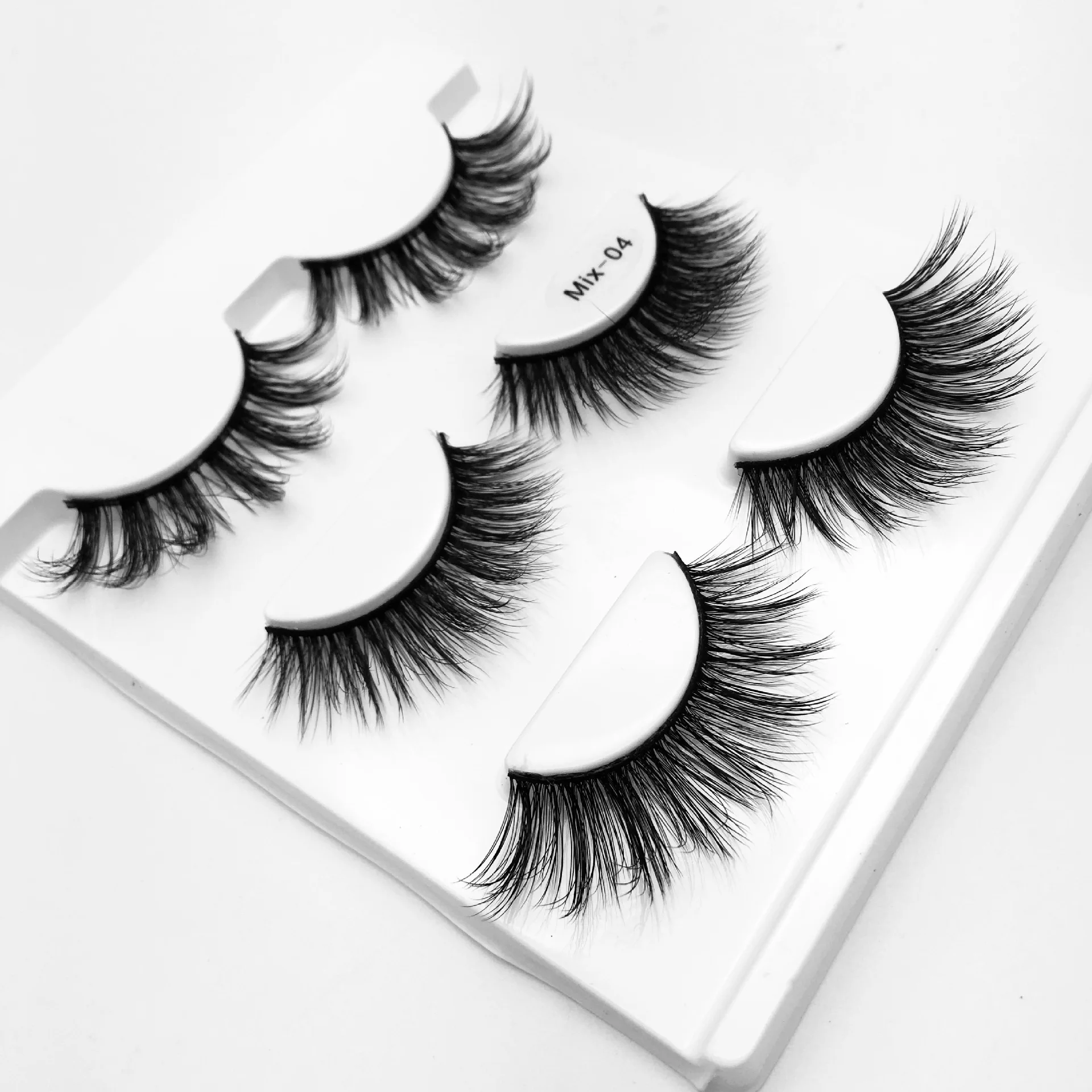 3 пары мягких смешанных стилей накладные ресницы 3D норковые волосы длинные