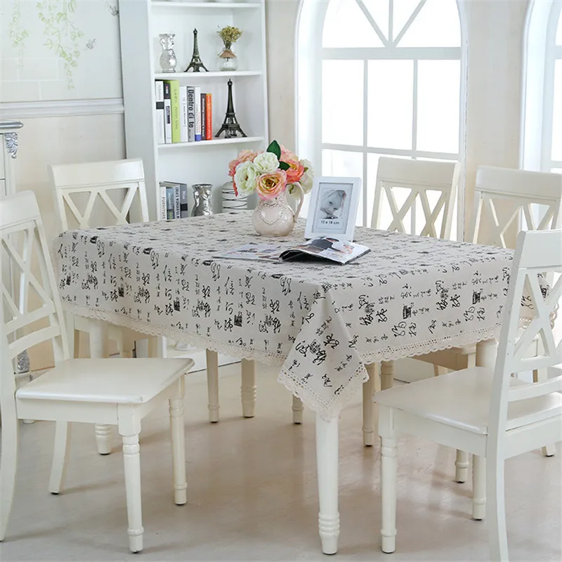 Геометрическая Водонепроницаемая утолщенная ткань прямоугольник обеденный