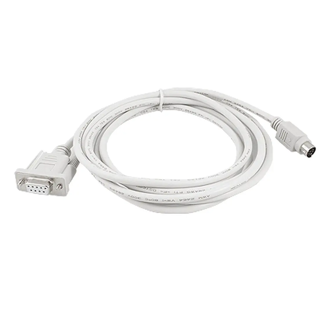 Акция! DB9P до 8P мини Din RS232 кабель Белый 8 2 футов для PLC DVP EH | Компьютеры и офис
