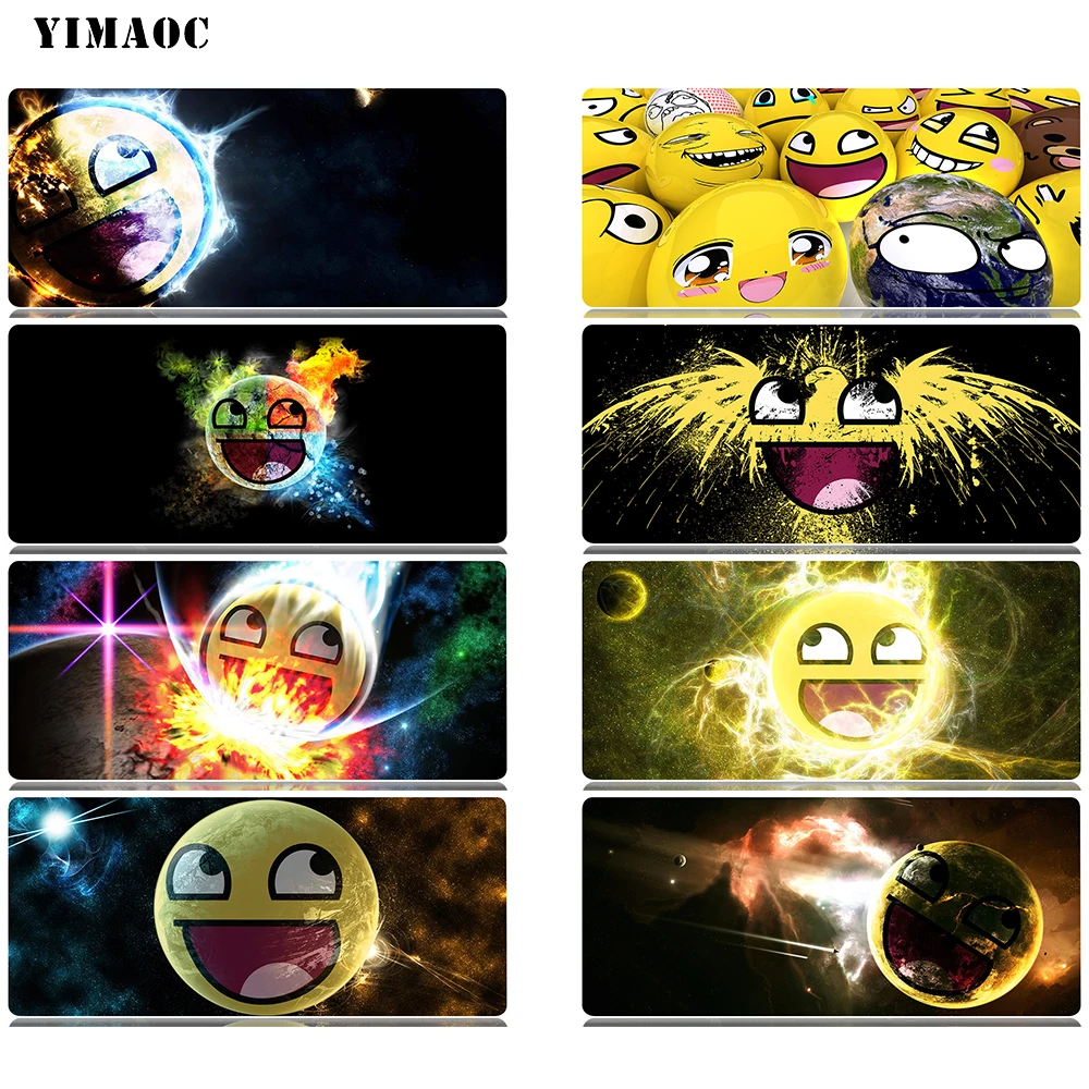YIMAOC удивительный коврик для мыши лица 40x90 см Коврик компьютерной