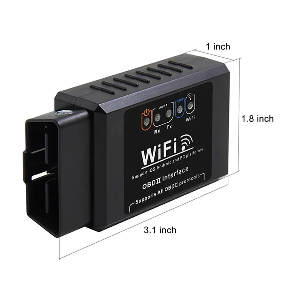 Wi Fi OBDII считыватель кодов для Android/IOS ELM 327 V1.5 OBD2 сканер Automaiz EasyDiag OBD автоматический