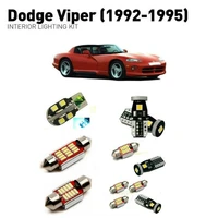 led interior lights for dodge viper 1992 1995 8pc led lights for cars lighting kit automotive bulbs canbus