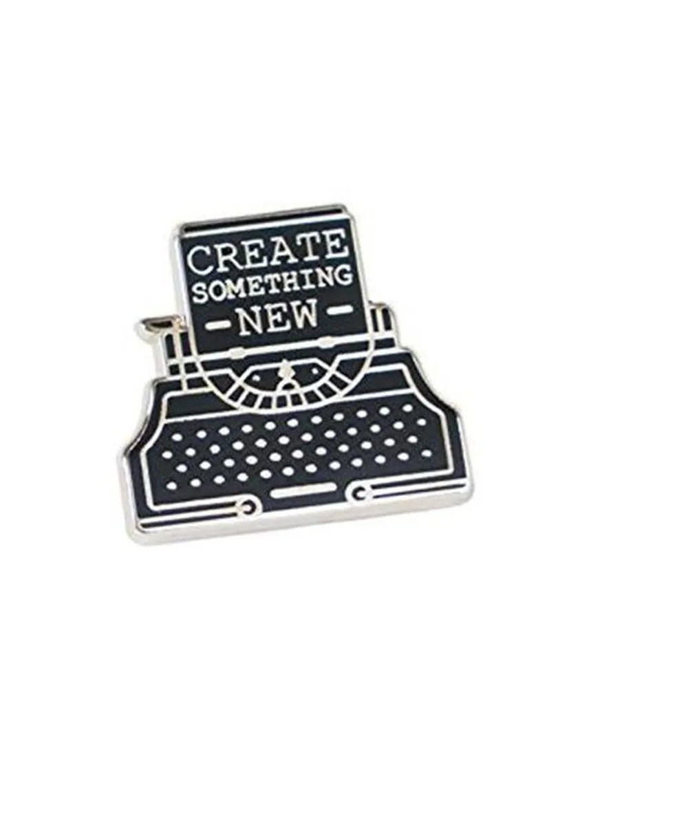 

Create Something New Typewriter Lapel Enamel Pin